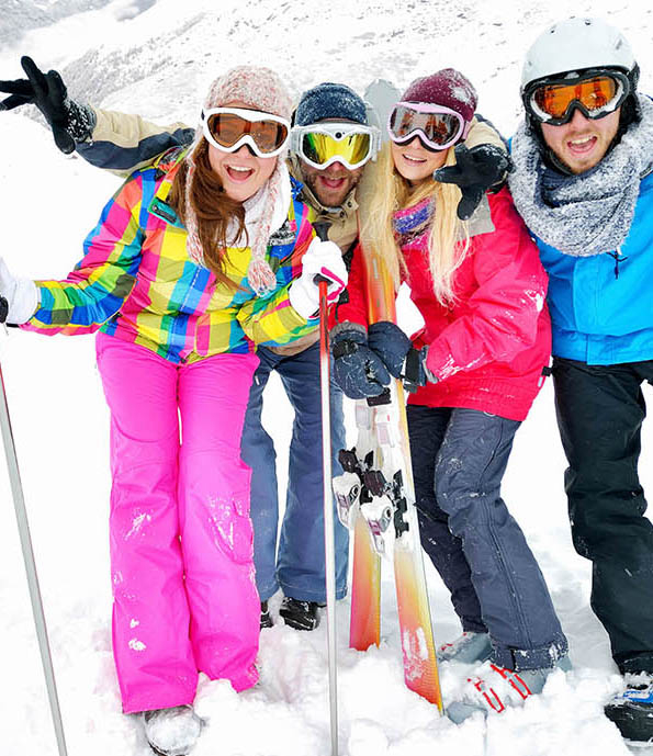 Partir au ski en famille avec des ados